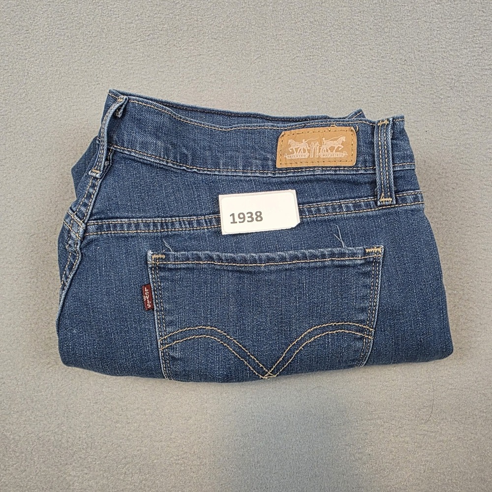 Vintage Levi's 515 Jeans Women 34x30 Low Rise Boot Cut Stretch Size 14 Y2K - Picture 10 of 10